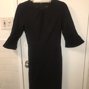 NWT J Crew Bell Sleeve Dress Sz 0 SUPER CUTE!!